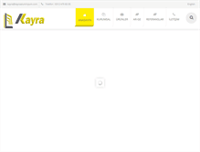 Tablet Screenshot of kayraaluminyum.com